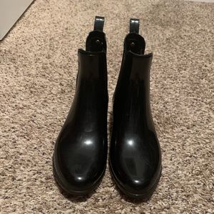 Sam Edelman ankle rain boots (glossy)